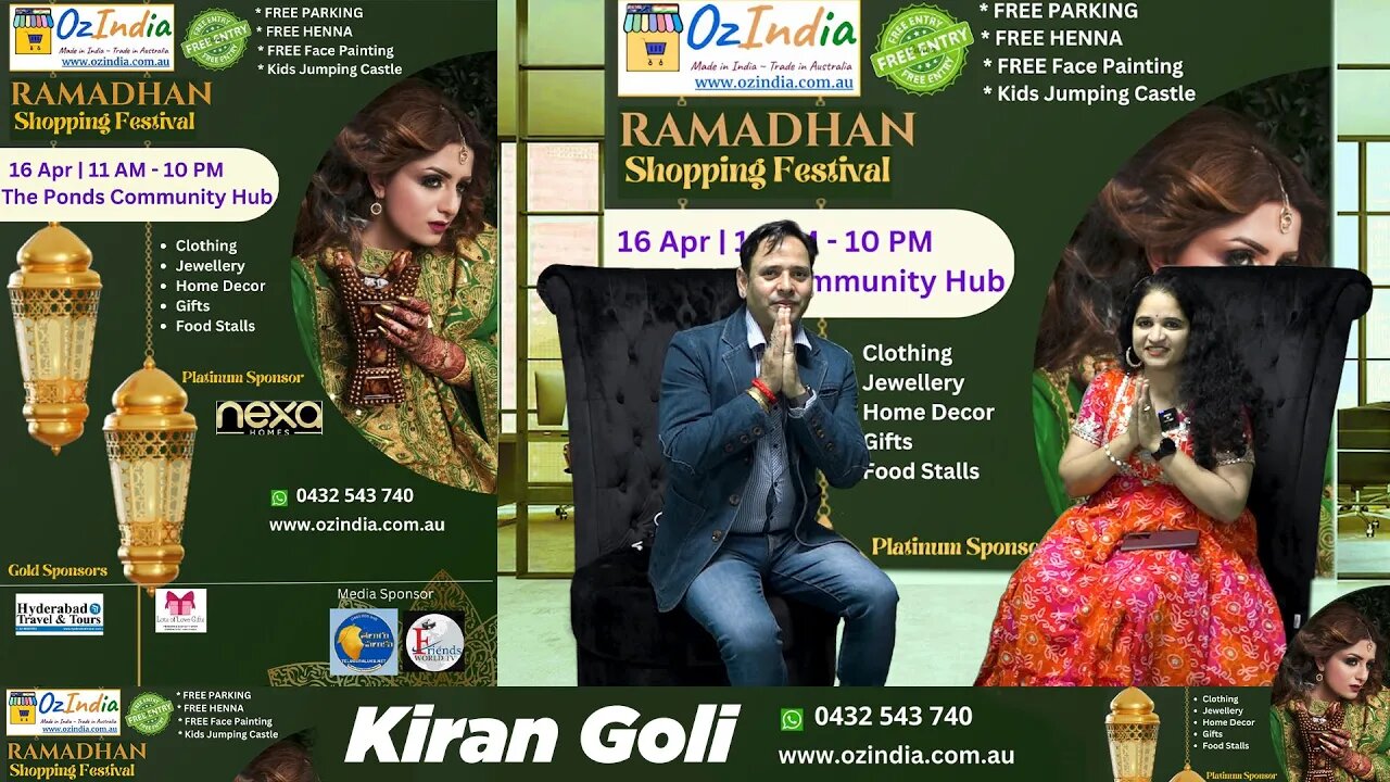 Kiran Goli - RAMADHAN Shopping Festival - OZIndia