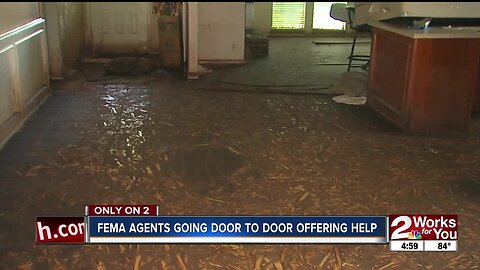 FEMA going door to door offering help