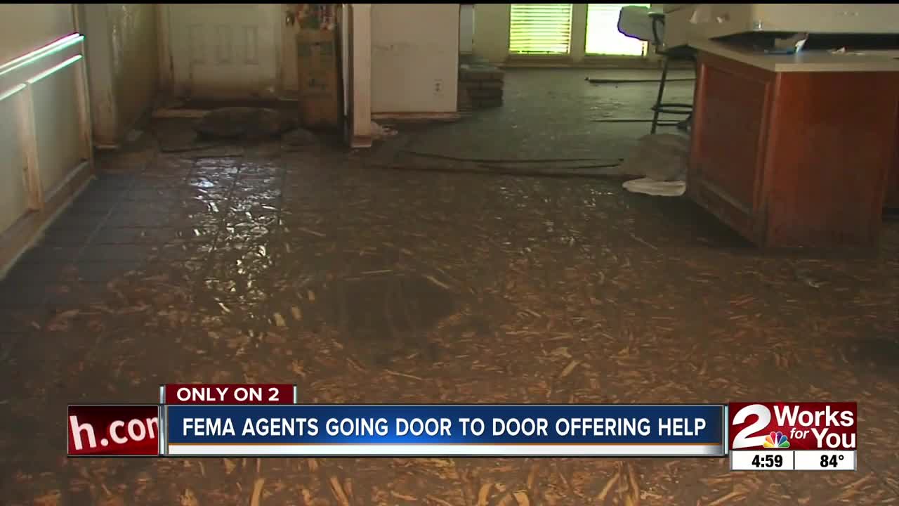 FEMA going door to door offering help