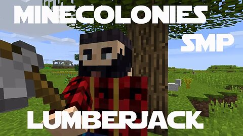 Minecraft Minecolonies SMP ep 2 - Warehouse and Lumberjack