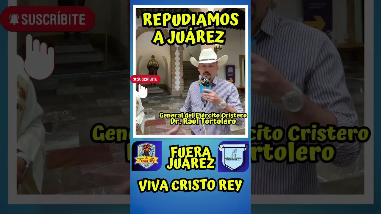 FUERA BENITO JUÁREZ DE LOS ESPACIOS PÚBLICOS 😤 Y EN SU LUGAR PONDREMOS A CRISTO REY 🙏