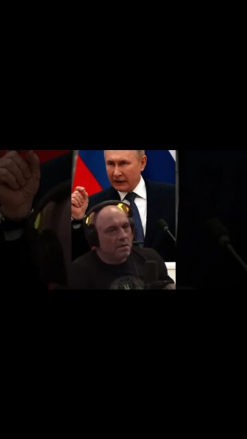 Joe Rogan Admiring Putin's Strength with Lex Fridman #shorts