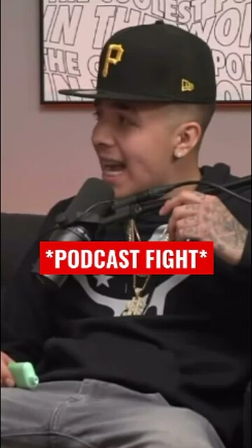 FIrST FIGHT breaks out during No Jumper podcast
