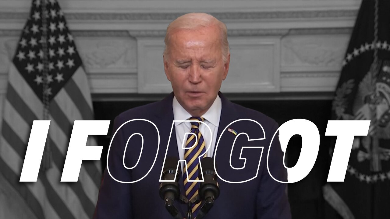 JOE BIDEN STRUGGLES TO REMEMBER HAMAS AS HE UPDATES REPORTERS ON ISRAEL NEGOTIATIONS