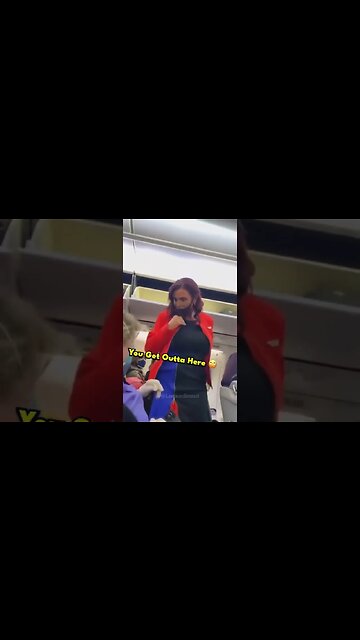 INSTANT KARMA GETS HER KICKED OFF THE PLANE🤬🛩