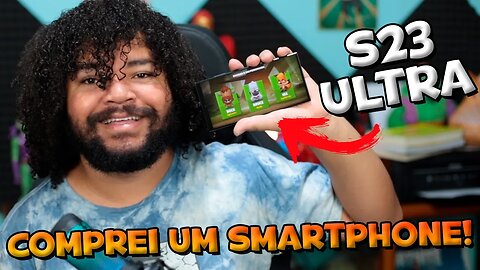 COMPREI UM SAMSUNG GALAXY S23 ULTRA DEPOIS DE 1 ANO SEM CELULAR!