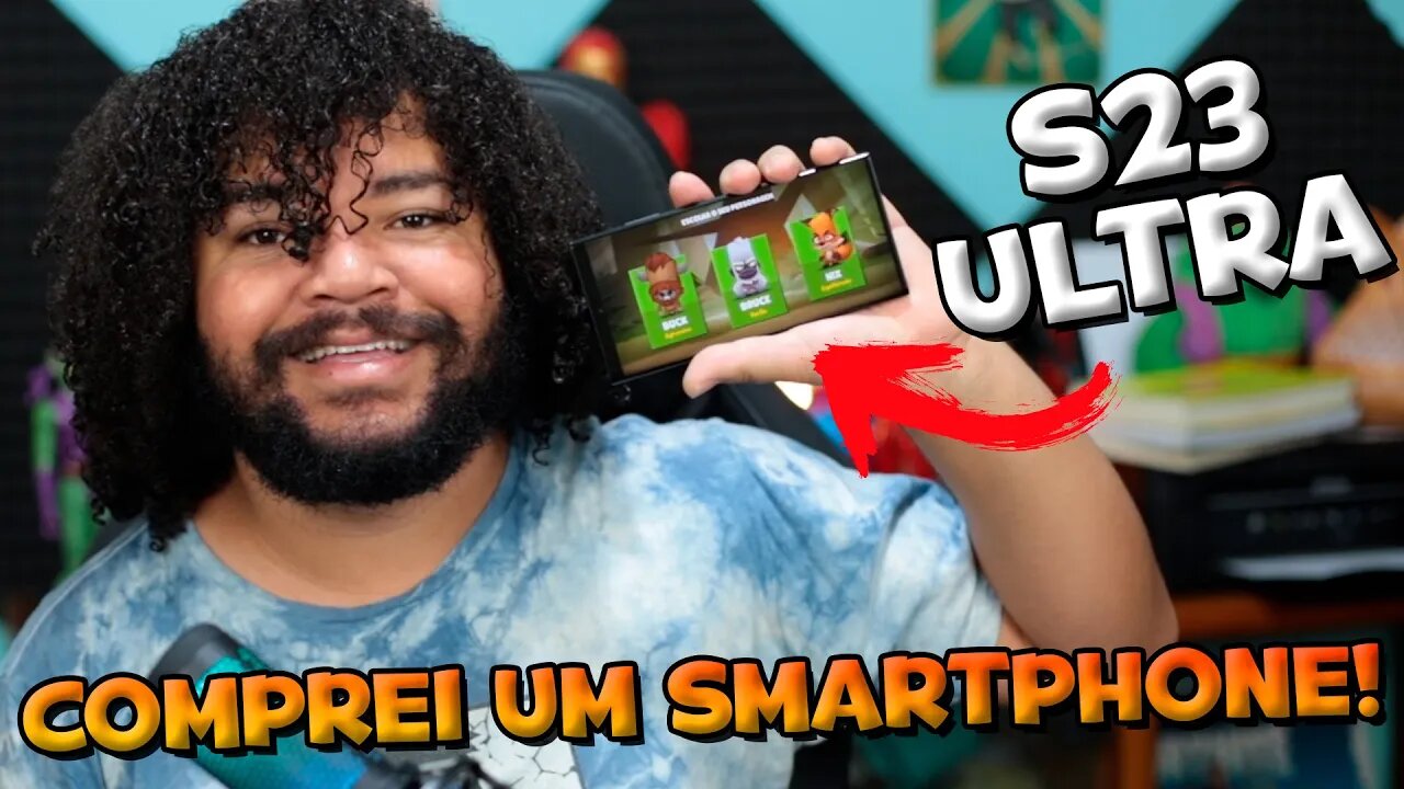 COMPREI UM SAMSUNG GALAXY S23 ULTRA DEPOIS DE 1 ANO SEM CELULAR!