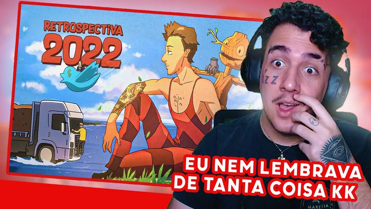 REACT RETROSPECTIVA ANIMADA 2022 ♫ - Canal Nostalgia | LÉO MURIEL REAGINDO