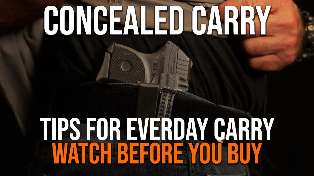 Concealed Carry Basics || Must know before you buy