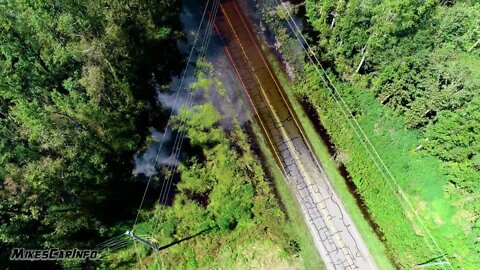 Drone: Hurricane Florence HWY 130 Receding Flood