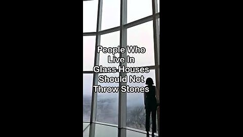 DISINFO AGENTS LIVING IN GLASS HOUSES SHOULD NOT THROW STONES!