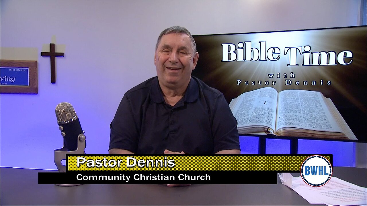 Bible Time with Pastor Dennis - The Prelude to Jesus's Birth