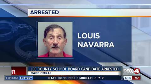 School district candidate arrested for battery at Cape Coral party
