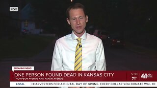 One person found dead in Kansas CIty