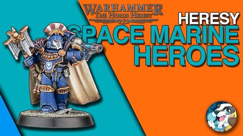 Building Heresy Space Marine Heroes!! The mostly MUTED stream!! | Live Stream |