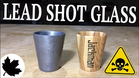 Casting a Lead Shot Glass!