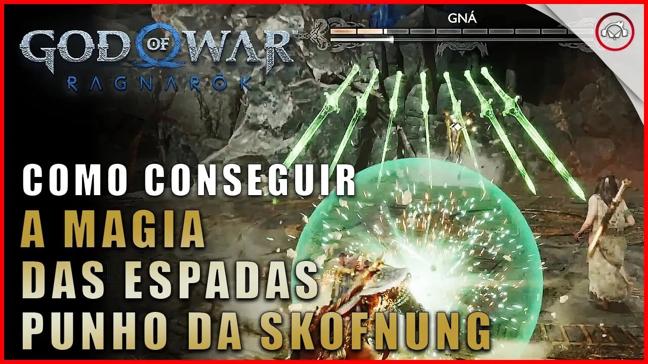 God of war Ragnarok, Como encontrar a magia das espadas Punho da Skofnung | Super dica