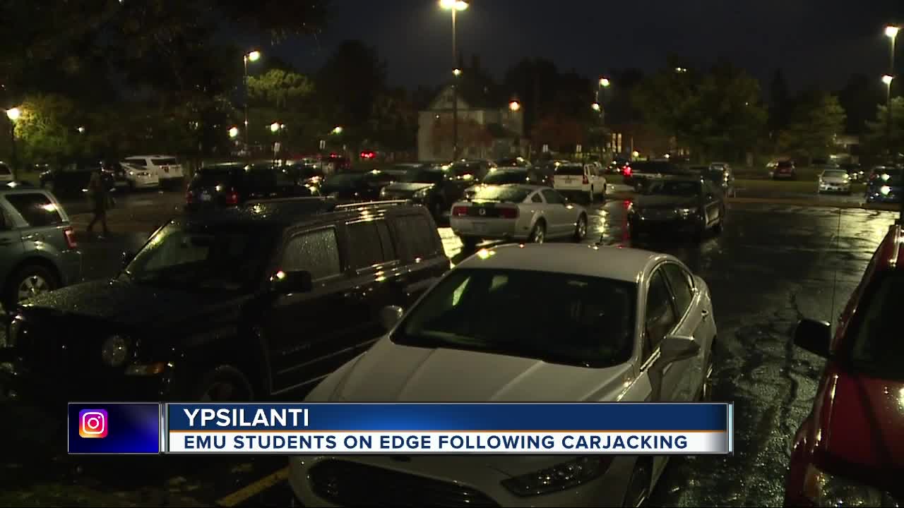 EMU police looking for 2 suspects after student robbed, carjacked on campus