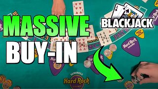 WHAT A ROLLERCOASTER BLACKJACK SESSION! MASSIVE BUY-IN