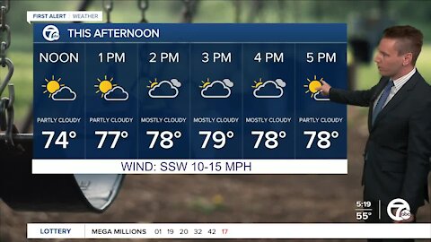 Metro Detroit Forecast: First 80° day in April since 2017