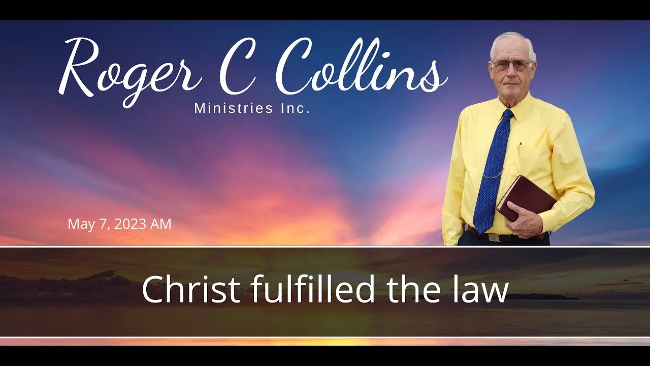 Christ fulfilled the law
