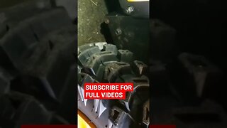 Split that sucker. Separating a snow blower #shorts
