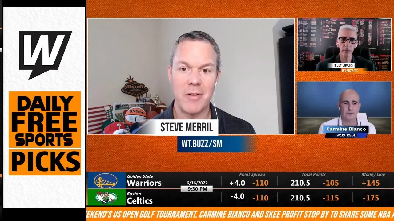 Free Sports Picks | WagerTalk Today | Stanley Cup Predictions | US Open Golf Preview | June 15