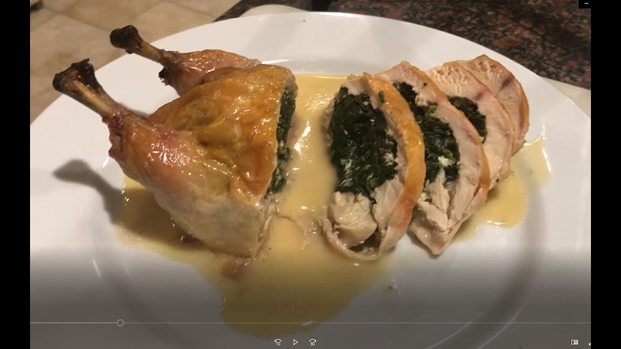 Boneless Stuffed Cornish Hen