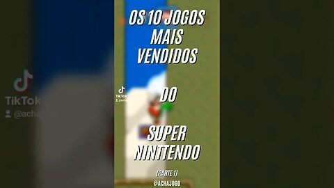 Os 10 jogos mais vendidos do super nintendo. Parte 1