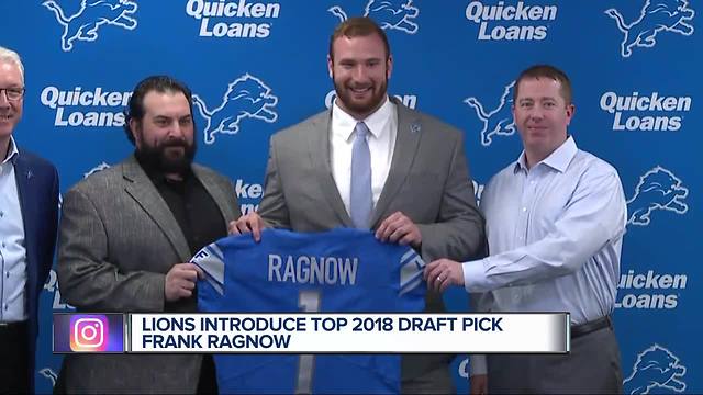 Lions select Arkansas center Frank Ragnow in NFL Draft first round