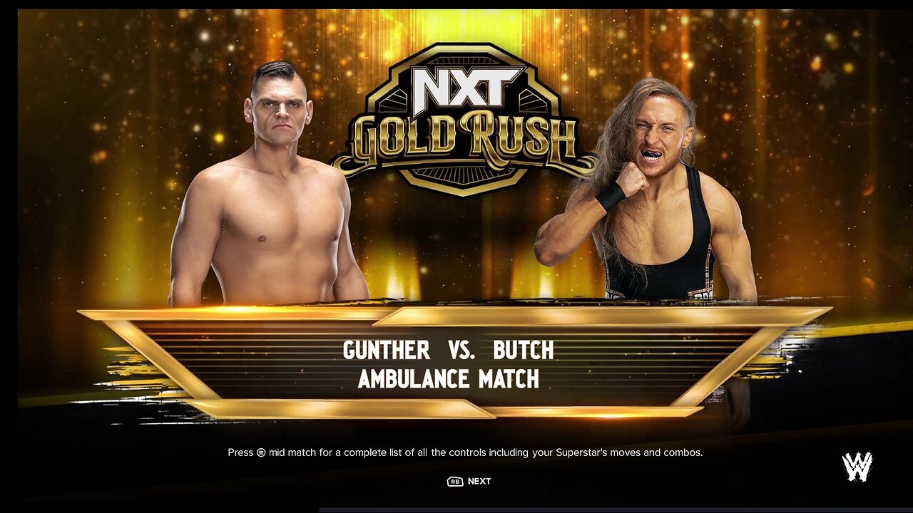 WWE 2k24 AmbulanceMatch Gunther vs Butch