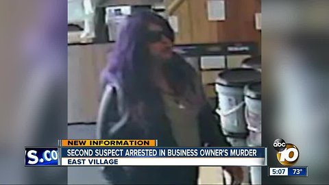 Woman wearing purple wig arrested in murder case