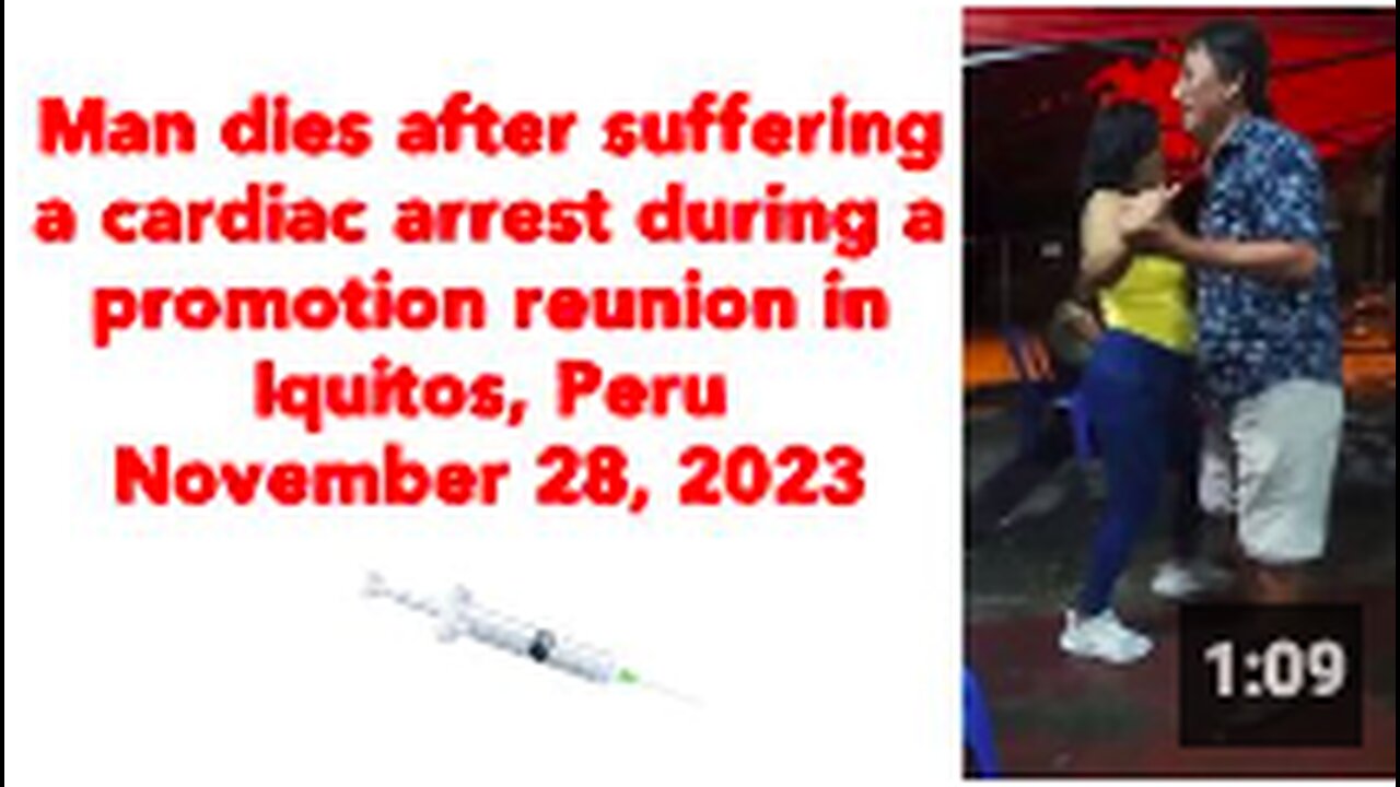 Man dies after suffering a cardiac arrest during a promotion reunion in Iquitos, Peru💉🇵🇪