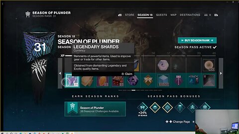 Destiny 2 and fall guys section