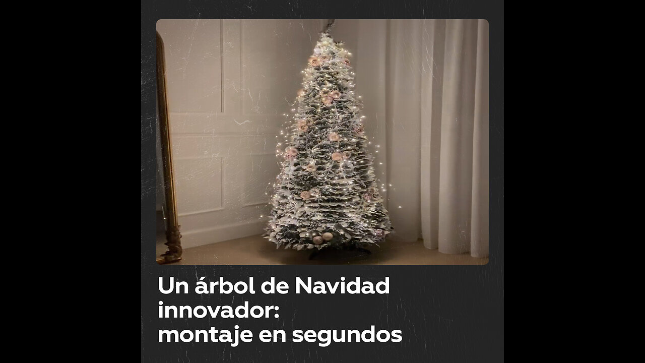 Árbol de Navidad instantáneo: la solución perfecta para los perezosos