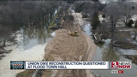 Flood Victims upset at Union Dike reconstruction