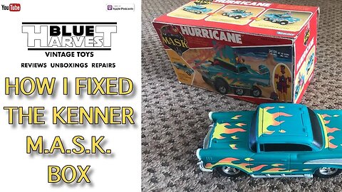 HOW I FIXED A VINTAGE KENNER M.A.S.K. BOX