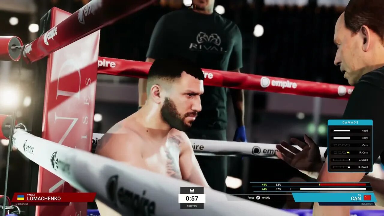 Undisputed Boxing Online Gameplay Xu Can vs Vasiliy Lomachenko 2 - Risky Rich vs Malman365