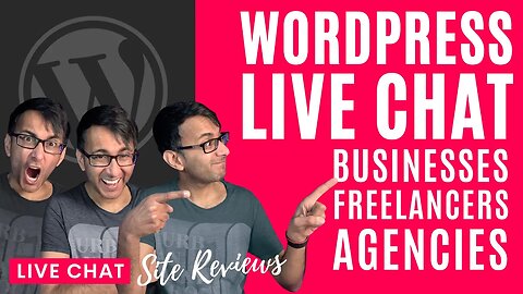 Tuesday 18th July - Live Chat - Ask Me Anything, Q&A, Site Reviews with Web Squadron #Wordpress