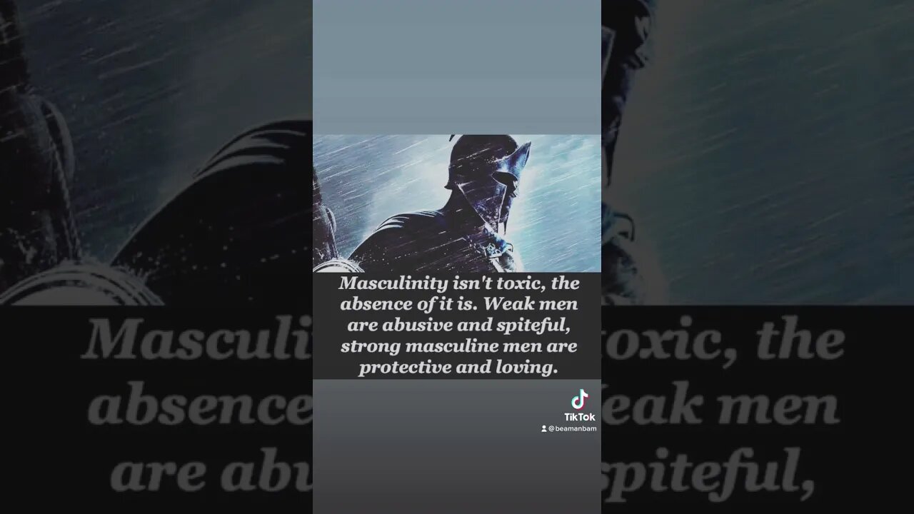 Masculinity isn’t toxic!