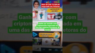 Ganhe por assistir vídeos #criptofácil #ganhecripto