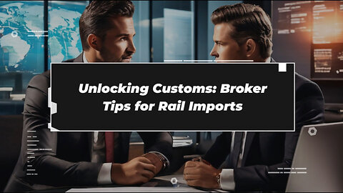 Unlocking Trade: The Power of a Customs Broker for Rail and Flexitank Imports