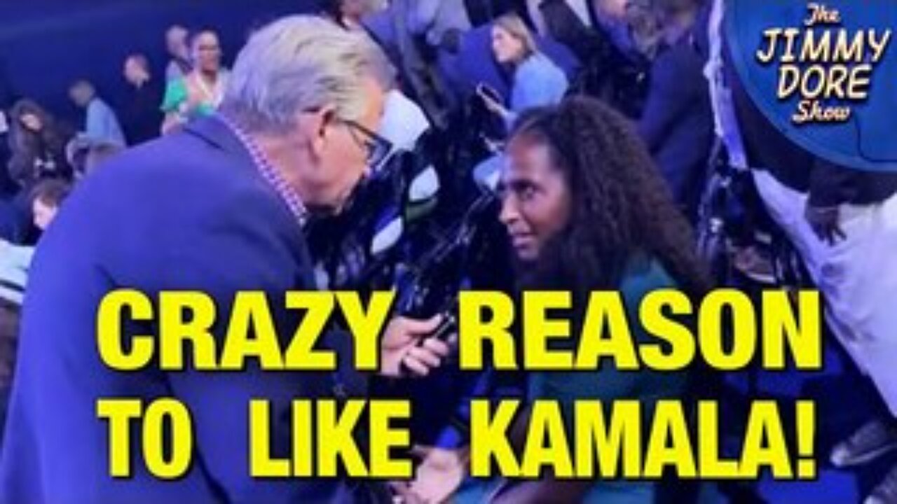 Jimmy Interviews Brainwashed DNC Delegate & Gets Mental Responses!