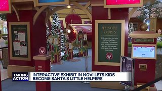 Interactive exhibit in Novi lets kids become Santa's little helpers