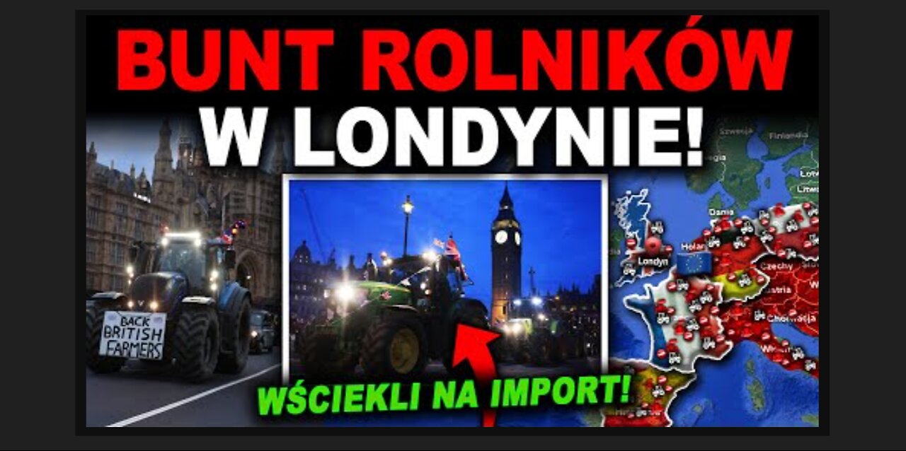 ROLNICY SPARALIŻOWALI LONDYN! MASOWY BUNT!