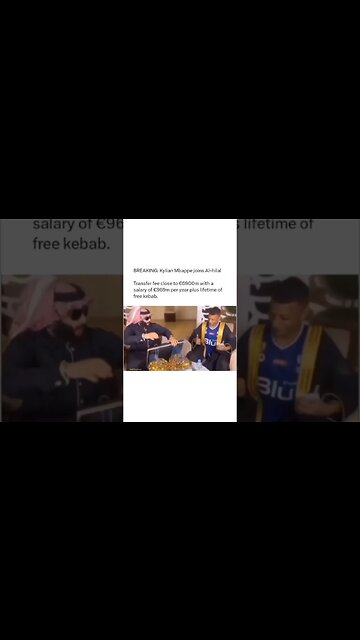 Bro signed Mbappe from wish‼️ #funny #foryou #like #mrbeast #quotes #ishowspeed