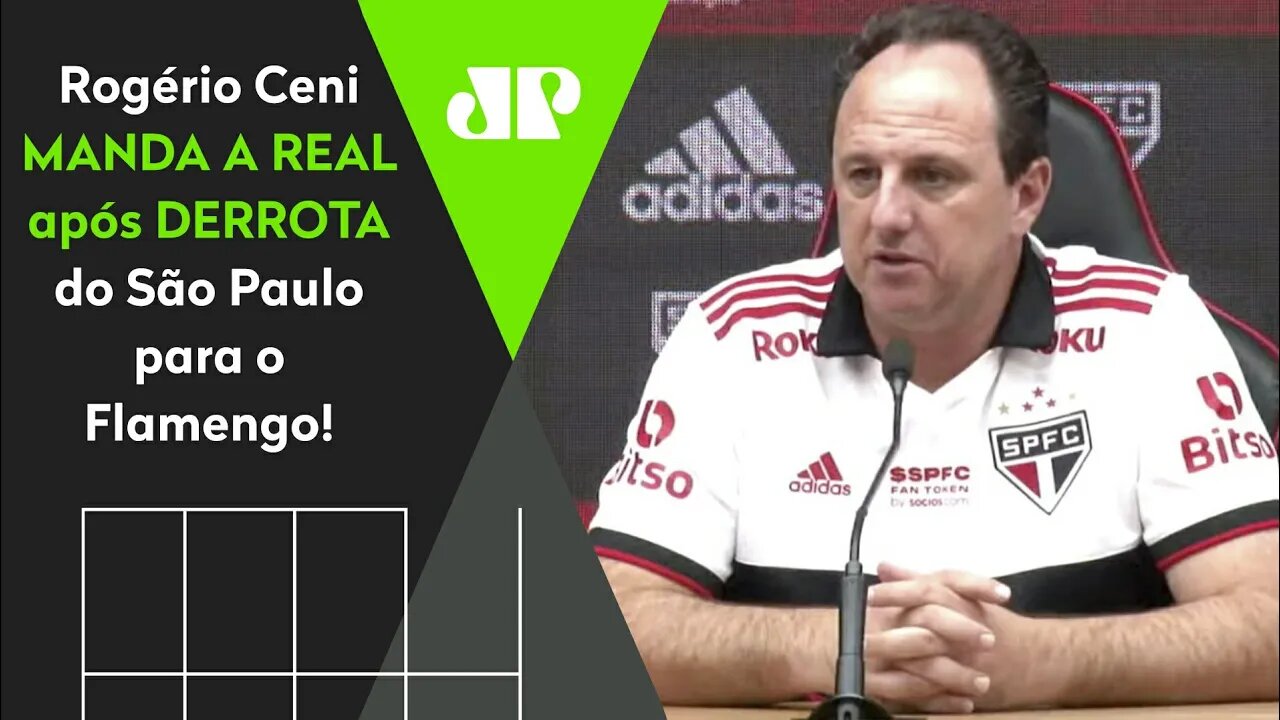 "O Flamengo CONSEGUIU os 3 GOLS porque..." Rogério Ceni MANDA A REAL após DERROTA do São Paulo!