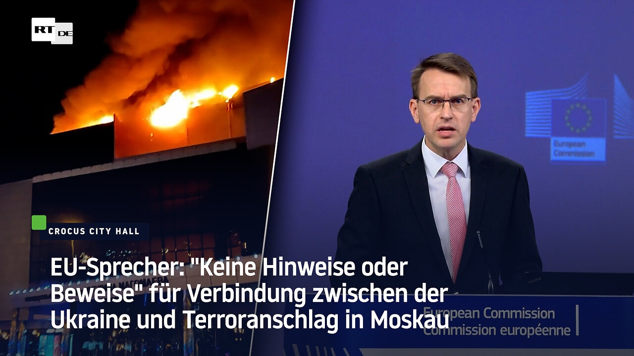 Peter Stano: EU bestreitet Beteiligung der Ukraine an Terroranschlag in Moskau