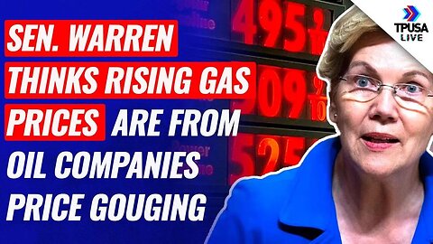 Sen. Warren Thinks The Rising Gas Prices Are From Oil Companies Price Gouging