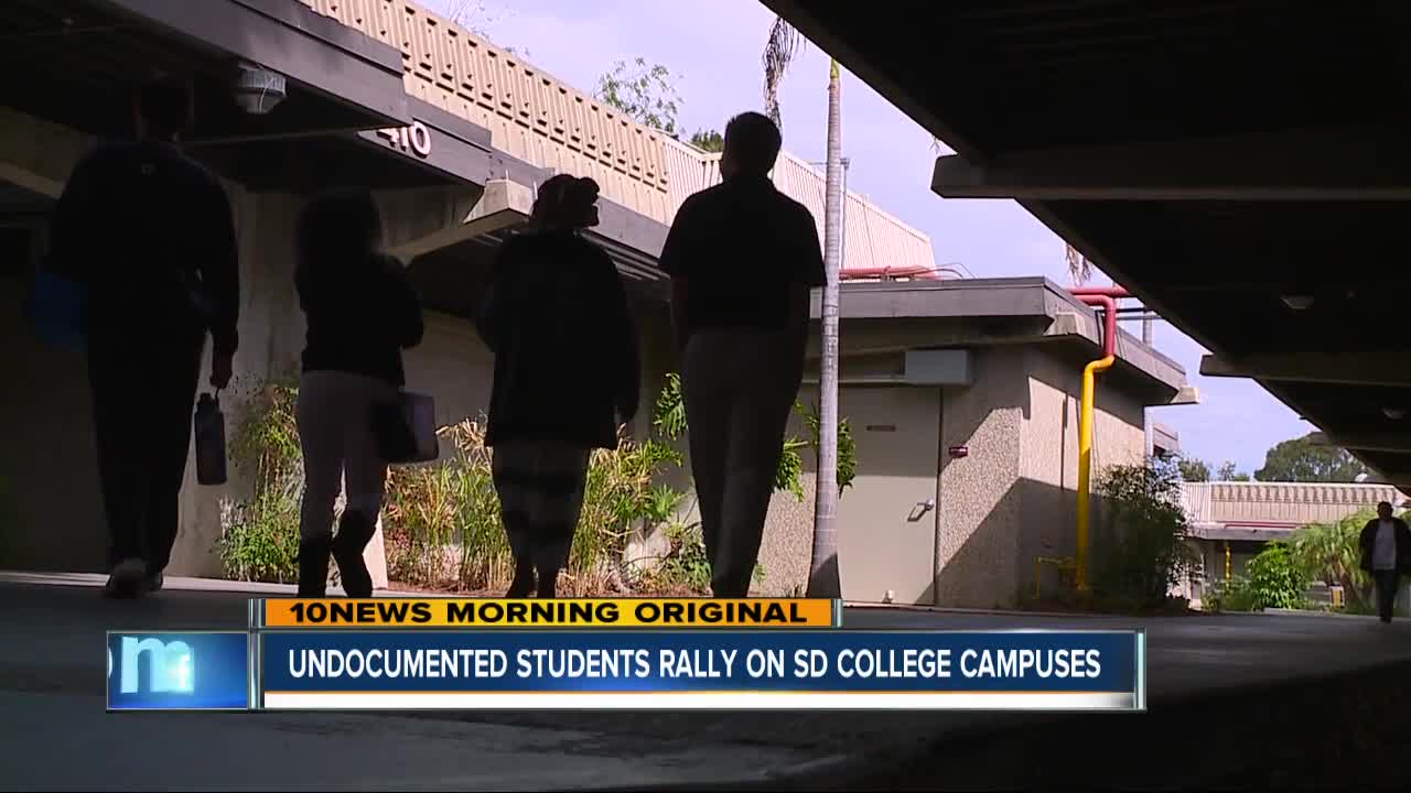 DACA Students plan rallies all week at San Diego Community Colleges